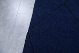 Blue Moroccan rug - Contemporary rug - Beni Wool rug