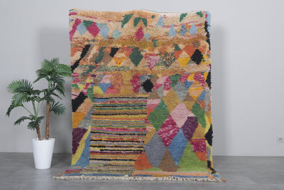 Tribal Berber Rug - 5.2 x 7.7 Feet - area rugs