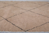 Moroccan rug Taupe - Handmade Custom Beni rug