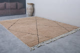 Moroccan rug Taupe - Handmade Custom Beni rug