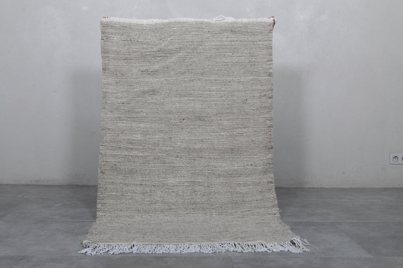 Moroccan Rug - 3.2 x 5.2 FT | Handwoven Wool Decor