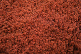 Beni Ourain Terracotta rug - Custom moroccan rug