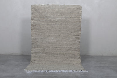 Moroccan Rug - Handwoven Wool | 2.9 x 5 FT - Flat woven rugs