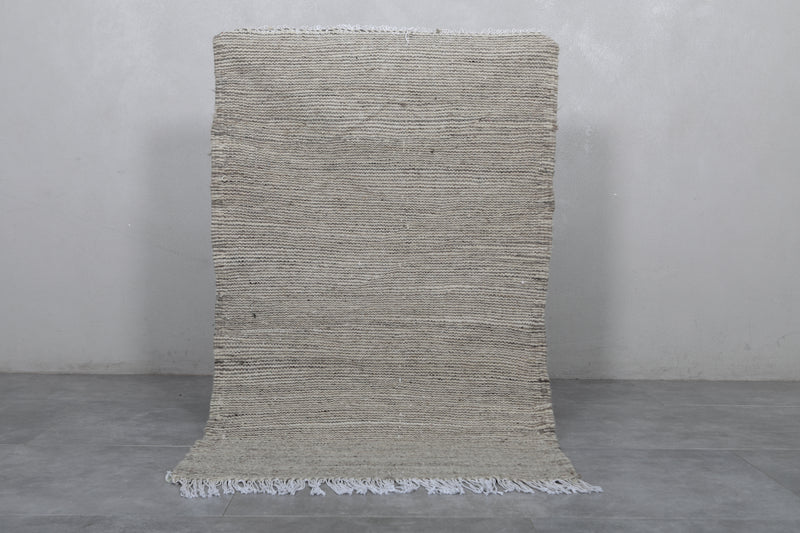 Moroccan Rug - Handwoven Wool | 2.9 x 5 FT - Flat woven rugs