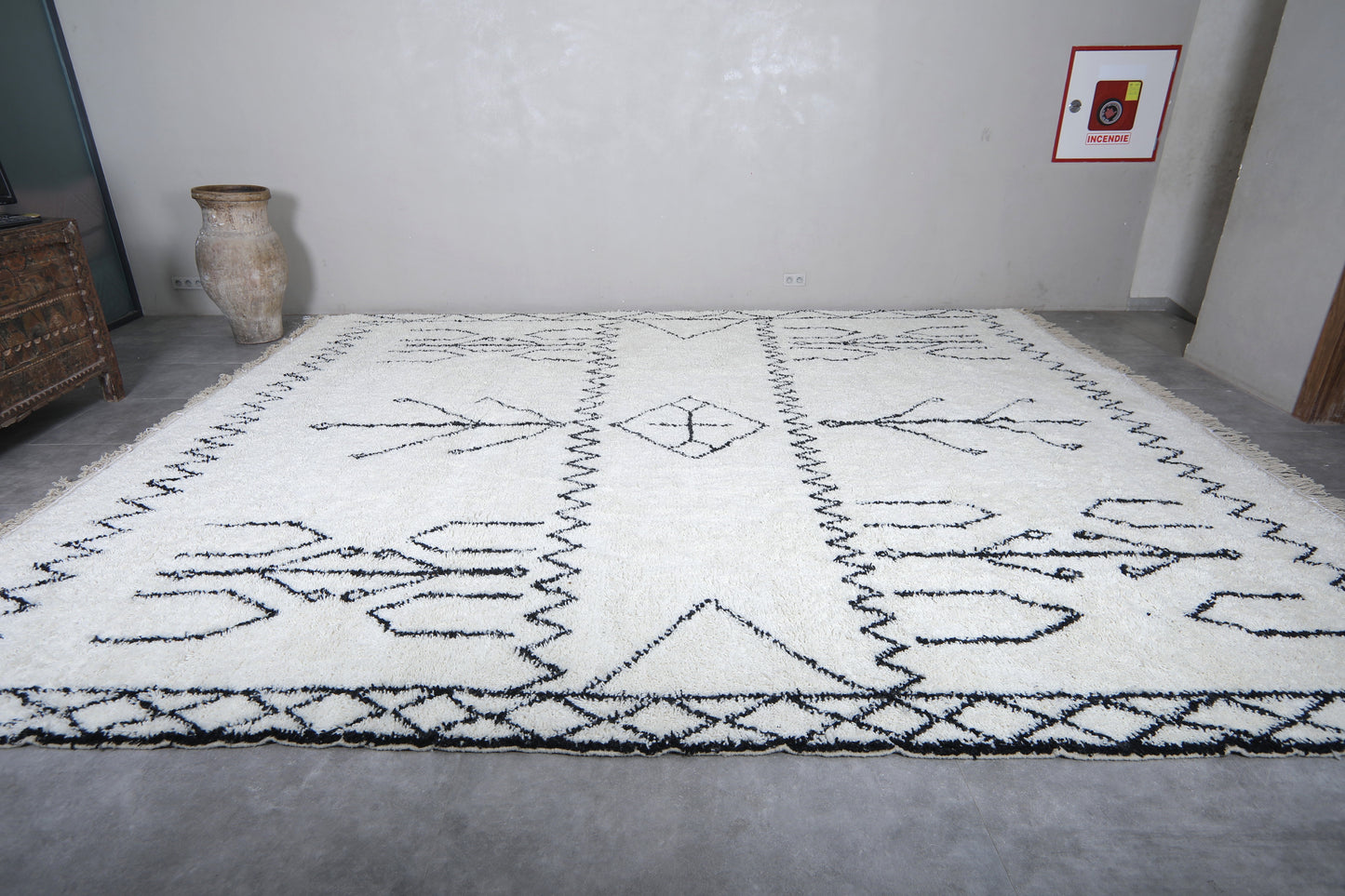 Custom Berber rug - handmade Beni ourain rug - Morocco rug