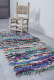 Vintage handmade moroccan rug 2.2 X 5.7 Feet