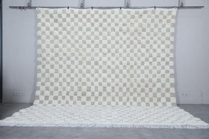 Moroccan checkered rug 11 X 12.3 Feet