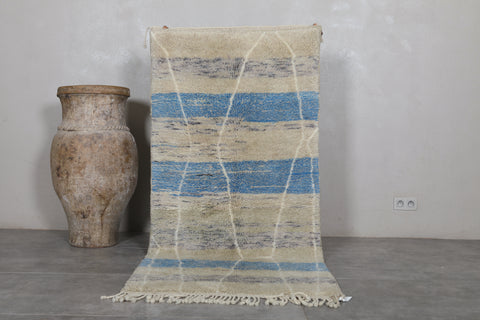 Moroccan rug 3.1 X 6.5 Feet - Beni ourain rugs