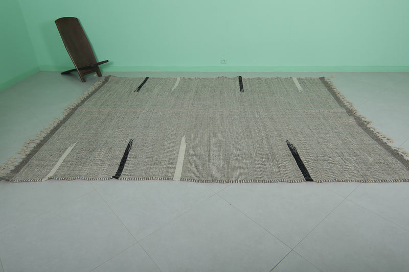 Handmade Moroccan Rug 7.8x10 FT - Modern Berber Style - 
