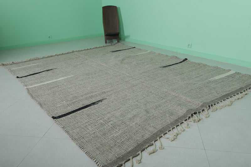 Handmade Moroccan Rug 7.8x10 FT - Modern Berber Style - 