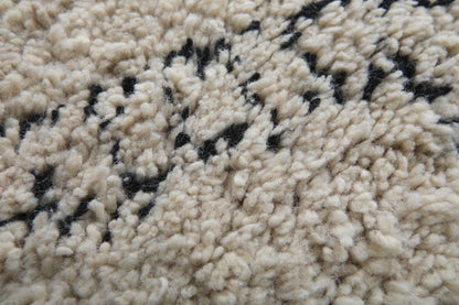 Beni ourain rug hand knotted- Custom Moroccan rug - Morocco rug