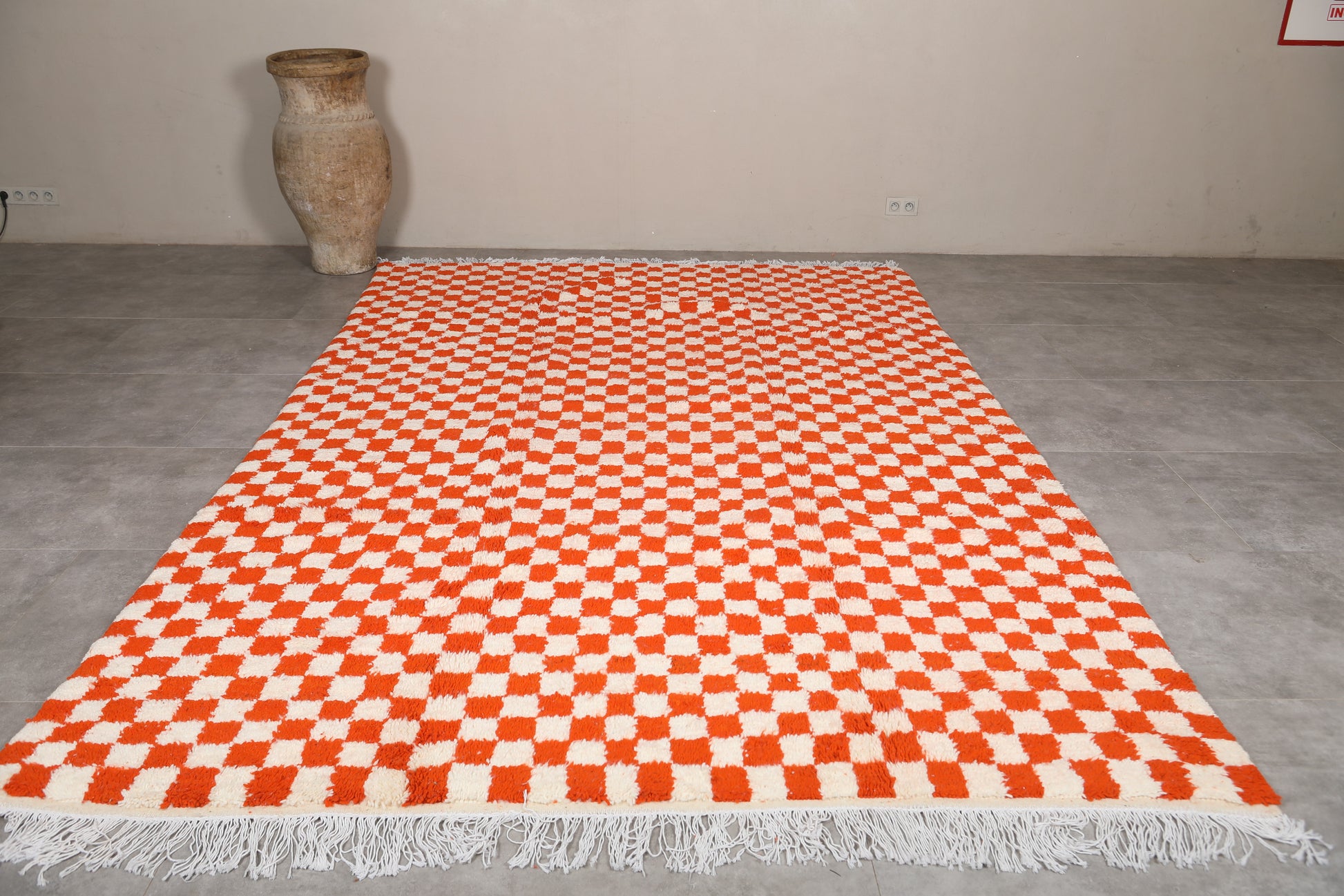 Moroccan rug 7.8 X 11.5 Feet - Beni ourain rugs