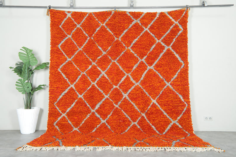 Handcrafted Moroccan rug - Custom rug - Wool rug