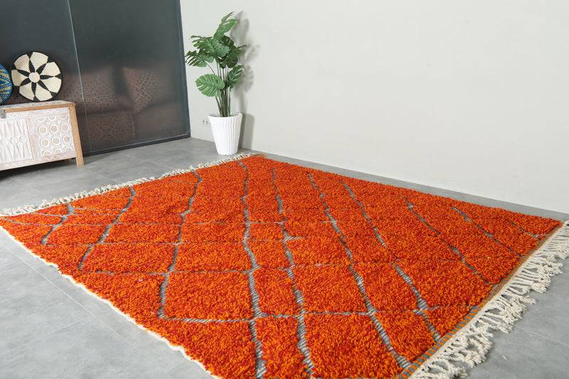 Handcrafted Moroccan rug - Custom rug - Wool rug