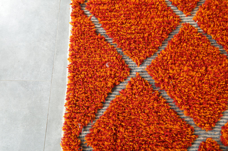 Handcrafted Moroccan rug - Custom rug - Wool rug