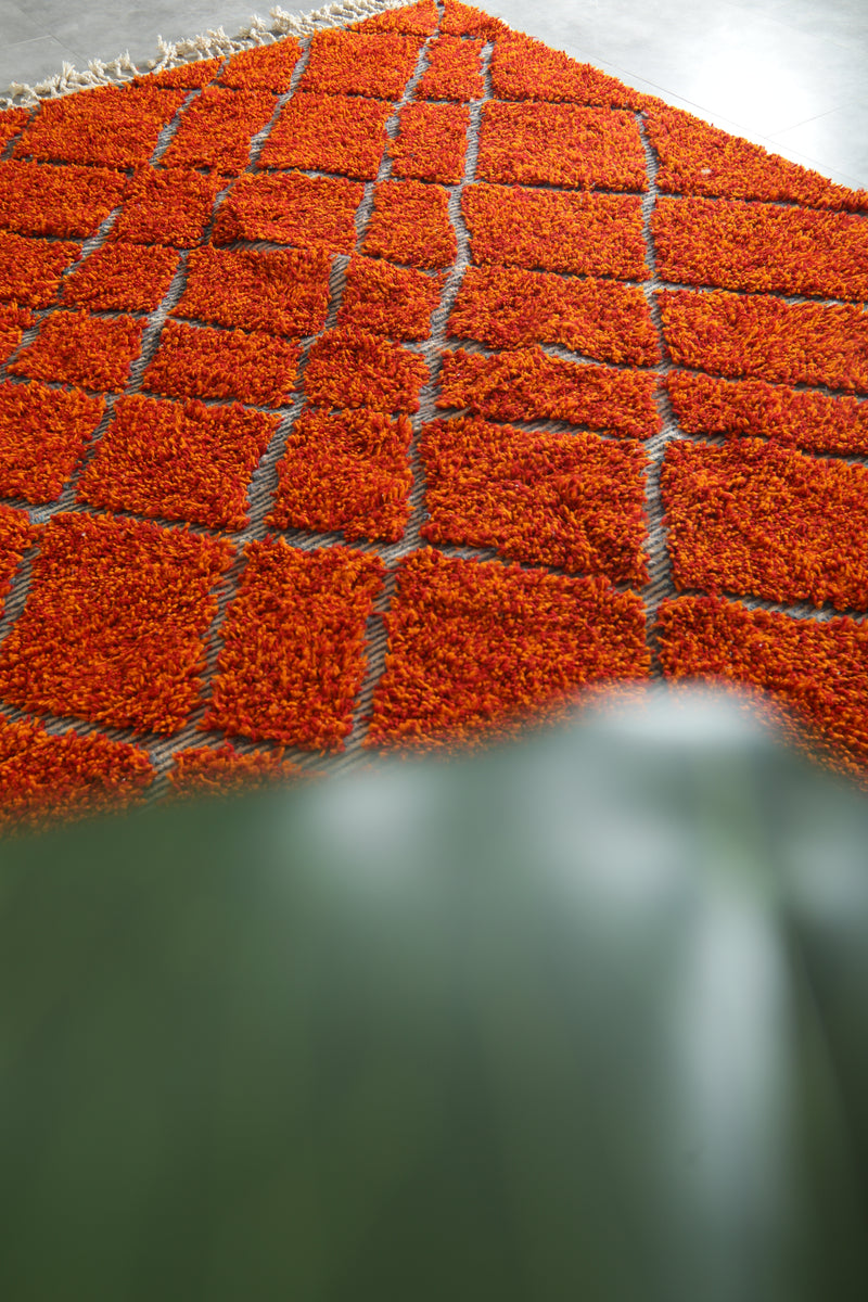 Handcrafted Moroccan rug - Custom rug - Wool rug