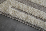 Handmade Custom Morocco rug - Hank knotted beni ourain carpet