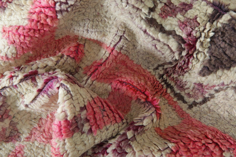 Runner Moroccan rug with geometric design - 3.2 ft x 8.6 ft