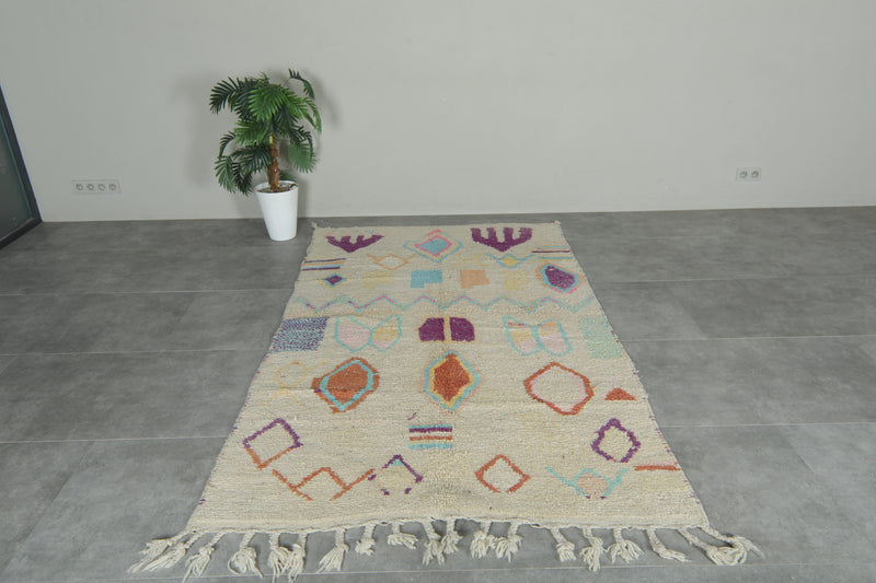 Handwoven Moroccan Rug 5 x 8 feet