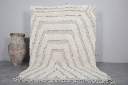 Beni Ourain rug - Berber handmade rug - Custom tradition Rug