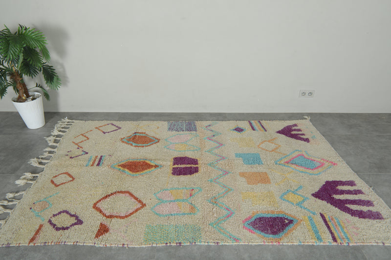 Handwoven Moroccan Rug 5 x 8 feet