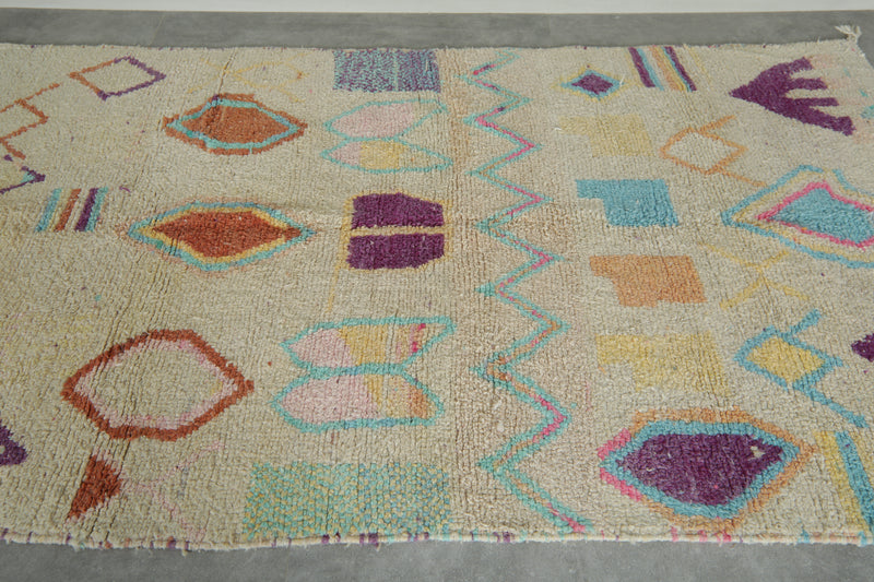 Handwoven Moroccan Rug 5 x 8 feet