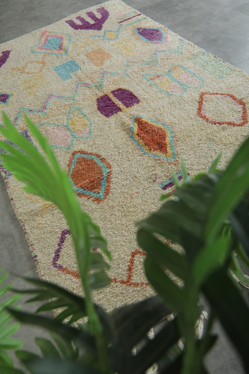 Handwoven Moroccan Rug 5 x 8 feet