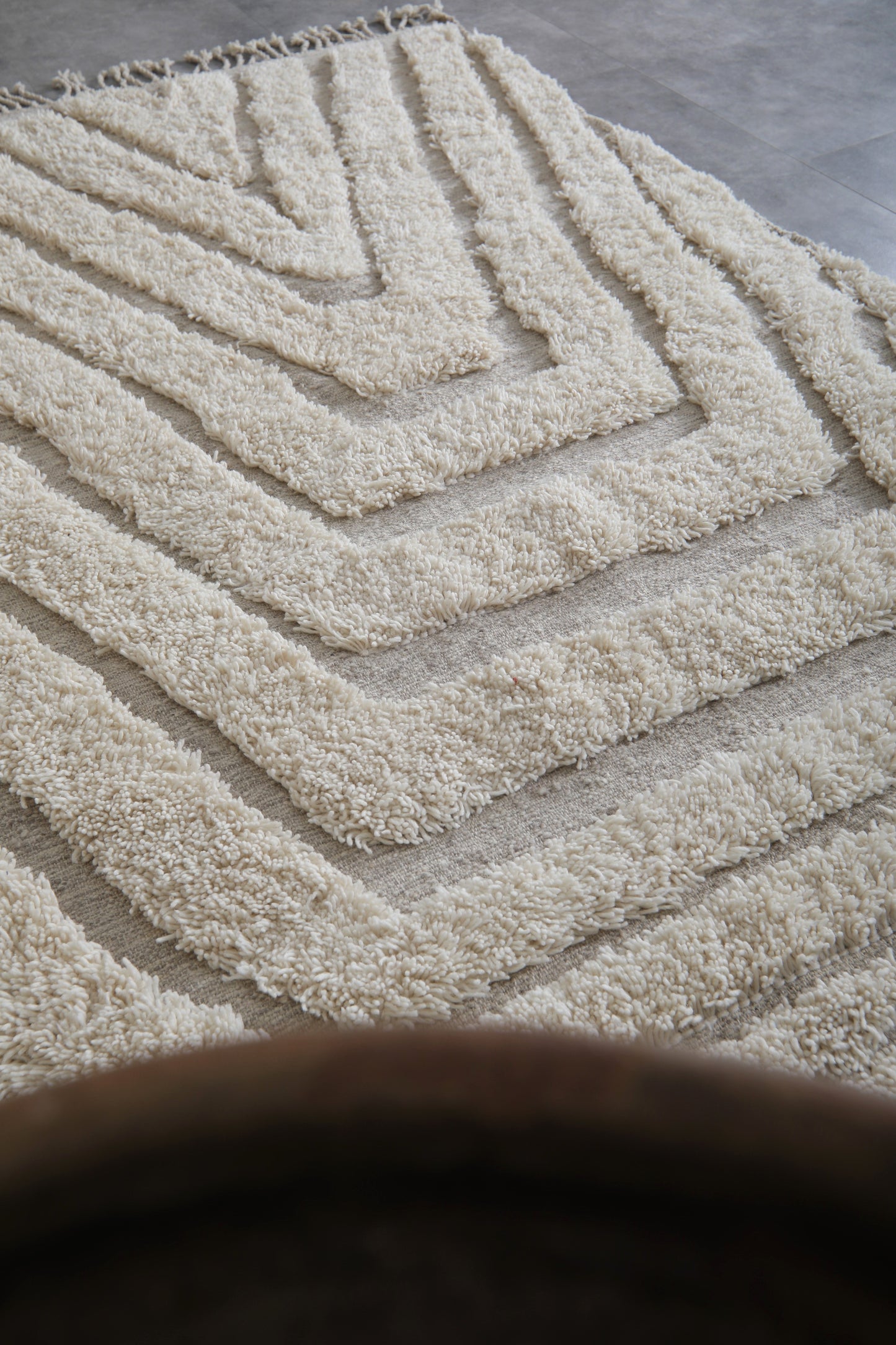 Beni Ourain rug - Berber handmade rug - Custom tradition Rug