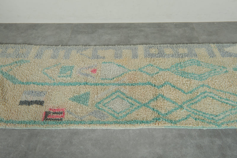 Runner Moroccan rug 2.5 feet X 9.9 feet