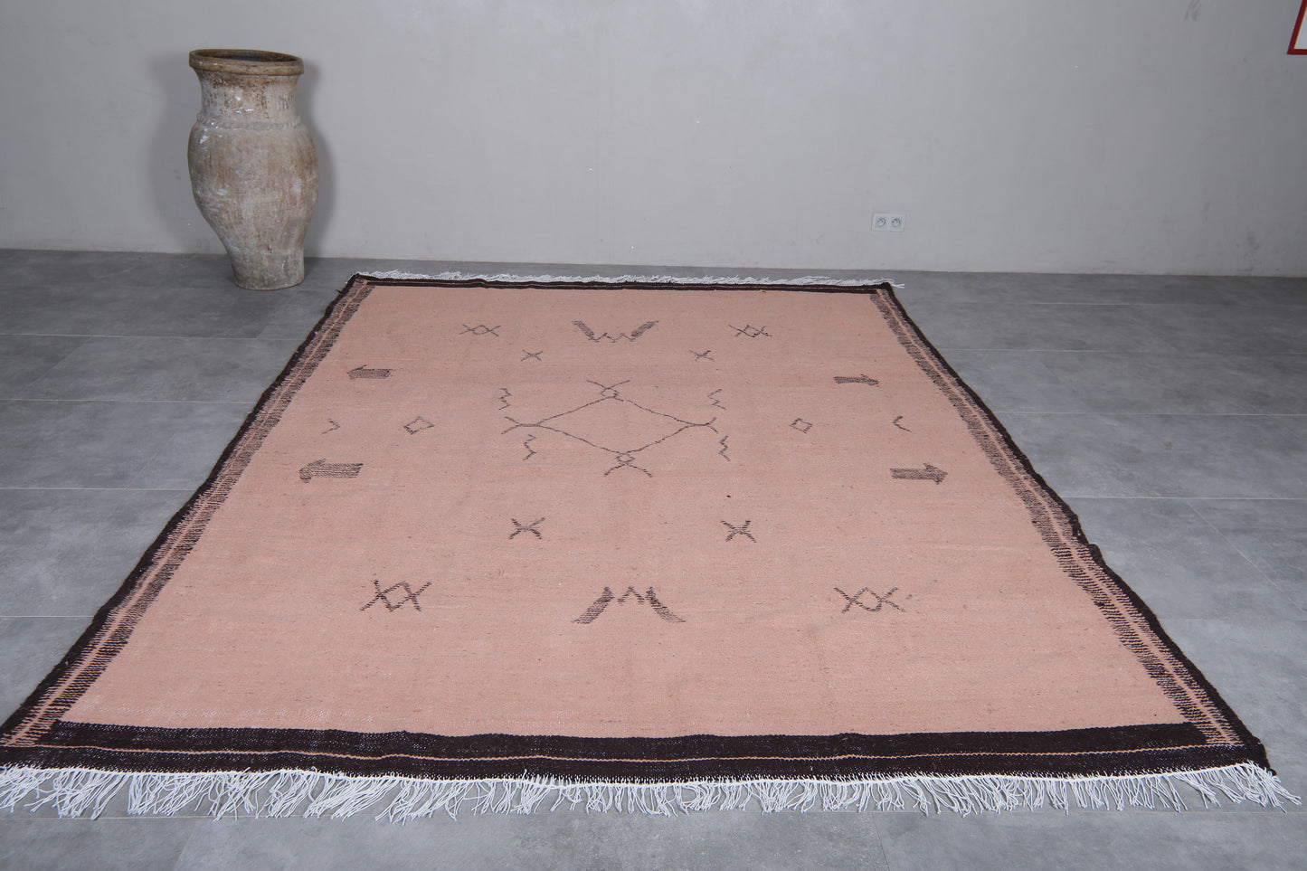 Flat woven Moroccan - Tuareg rug style