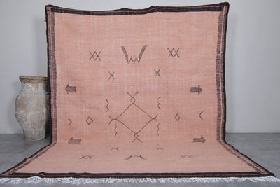 Moroccan Rug - 7.8 X 10.1 Feet | Desert Rose - Flat woven rugs
