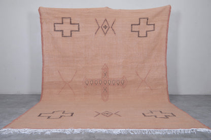 Handwoven Moroccan - Flat woven wool kilim - Berber custom rug