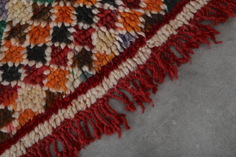 Handmade Moroccan Rug - 3.4 x 4.7 ft | Vibrant Berber Style - Azilal rugs