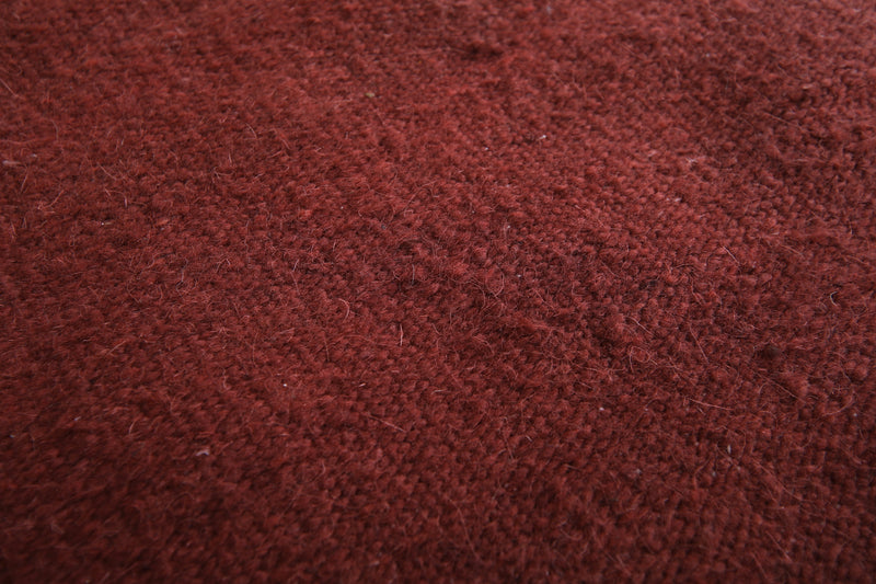 Moroccan Rug - 8 X 9.7 Feet | Terracotta Red