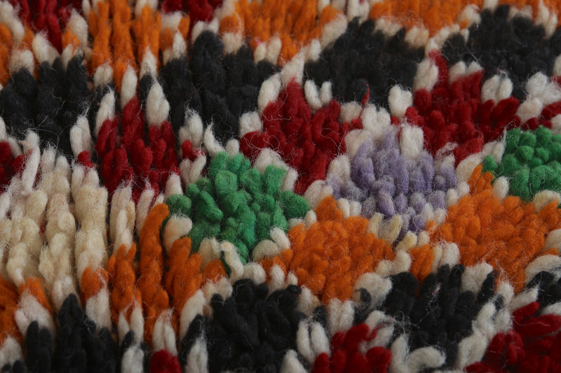 Handmade Moroccan Rug - 3.4 x 4.7 ft | Vibrant Berber Style - Azilal rugs