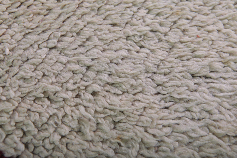 Charming Tribal Berber Rug – 3.2 x 3.9 ft Handwoven Art - Azilal rugs