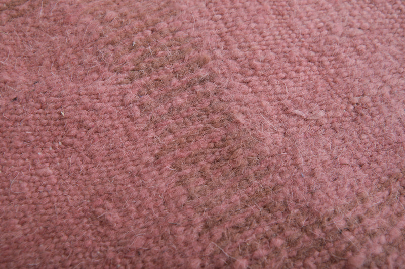Moroccan Rug - 7.8 X 10.4 Feet | Soft Rose Pink - Flat woven rugs