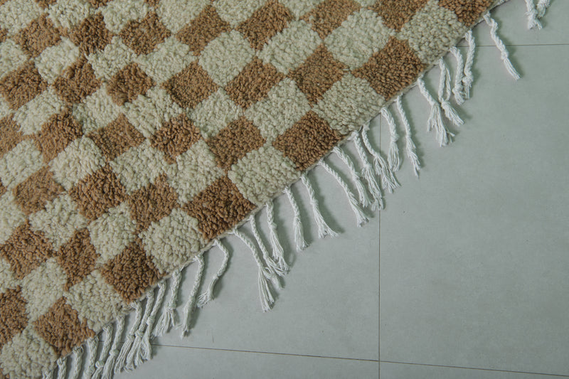 Beni Ourain Checkered Rug - 8.1 x 10.5 Feet | Moroccan Elegance - Beni ourain rugs