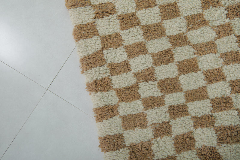 Beni Ourain Checkered Rug - 8.1 x 10.5 Feet | Moroccan Elegance - Beni ourain rugs