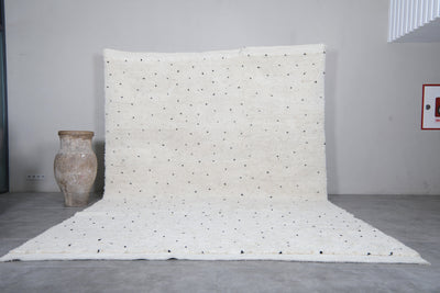 Moroccan Rug Dotted - Wool Berber Carpet - Custom Rug - custom moroccan rugs