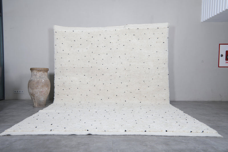 Moroccan Rug Dotted - Wool Berber Carpet - Custom Rug - custom moroccan rugs