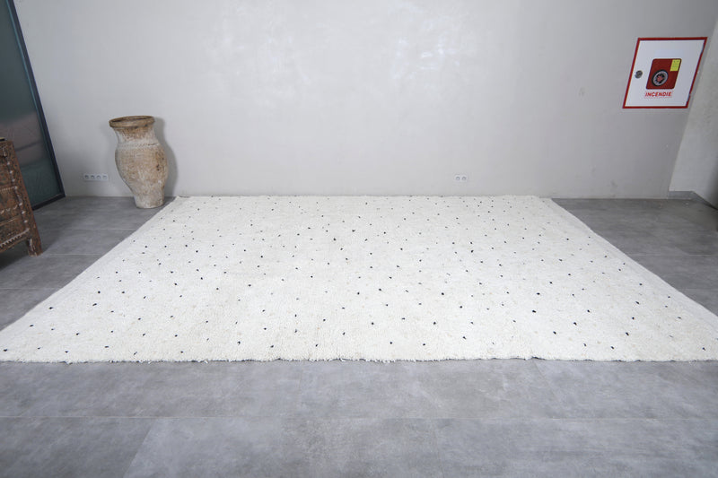 Moroccan Rug Dotted - Wool Berber Carpet - Custom Rug - custom moroccan rugs