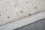 Moroccan Rug Dotted - Wool Berber Carpet - Custom Rug