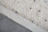 Moroccan Rug Dotted - Wool Berber Carpet - Custom Rug