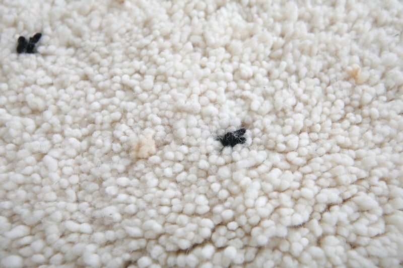 Moroccan Rug Dotted - Wool Berber Carpet - Custom Rug - custom moroccan rugs