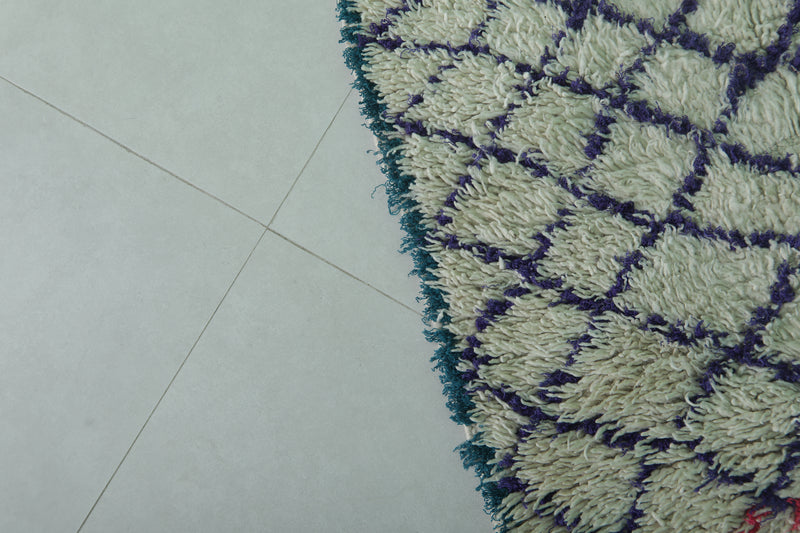 Traditional Moroccan Berber Rug - 3.3 X 5.1 Feet - Boucherouite Rugs