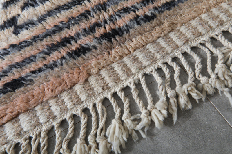 Beni ourain Moroccan rug - 8.3 x 11.9 ft | Handwoven modern design - Beni ourain rugs