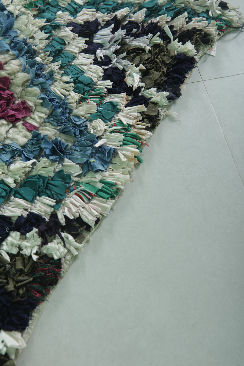 Vibrant Moroccan Berber Rug - 3.3 X 5.8 Feet - Boucherouite Rugs