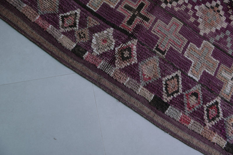 Moroccan Rug 5.9 x 10.5 Feet – Vintage Handwoven Berber Carpet