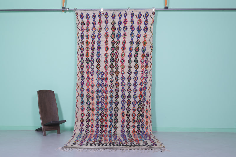 Moroccan Rug 4.7 x 12.1 Feet – Colorful Handmade Berber Carpet